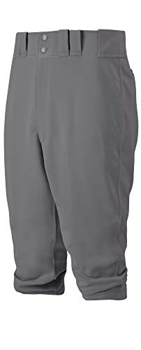 Mizuno Youth Premier Short Baseball Pant - color: Charcoal, size: Medium