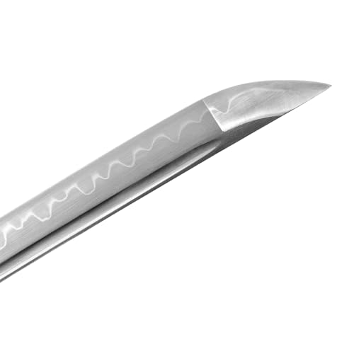 Real Samurai Sword Hand Forged with T10 Steel Clay Tempered 41-Inch - color: Brass