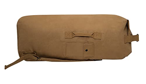 GI Style Double Strap Duffle Bag - color: Coyote Brown