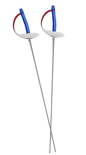Fencing Electric Sword Weapon, National Grade Electric Fencing Sword with Handle Grip, Professional Complete Standard Fencing Gear for Fencer, 41.34" Blade Fencing Epee/Foil/Saber(Right Hand) - color: Saber(Right Hand)