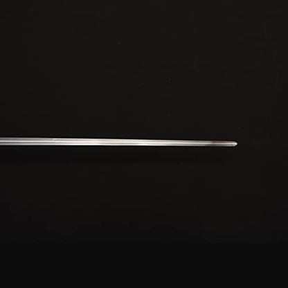 43.5" Unsharpened Renaissance Rapier Sword, Swept Hilt Stainless Steel Fencing Sword with Black Scabbard for LARP, Cosplay, Collection & Costume Display - style: Style 2