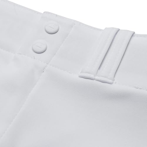 CHAMPRO Boy's Triple Crown Baseball Pant Knickers with Braid - color: White, Navy Pipe, size: Medium