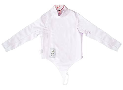 LEONARK Fencing Pants Knickers Jacket Vest Waistcoat for Foil Epee Saber - Unisex Fencing Uniform Suit - color: Jacket-left Hand, size: 8