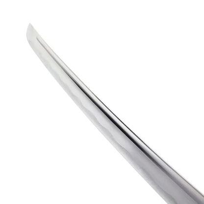 41" Hand Forged Black Katana Samurai Sword Full Tang, Sharp, 1045 High Carbon Steel Blade, Crane Tsuba