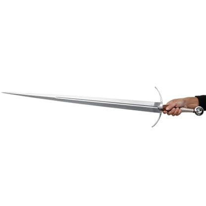 Medieval 45inch Longsword Type Xva Handmade 65mn Spring Steel Hand-and-a-Half with Scabbard