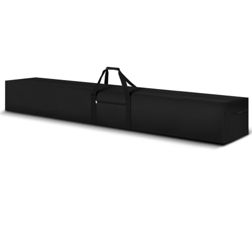 1 Pcs 83 x 12 x 8 Inch, 132 L Large Storage Duffle Bag Black - color: Black, size: 83 x 12 x 8 Inch, 132 L