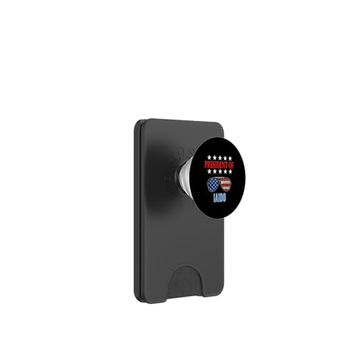 Iaido Instructor / Iaido Student / 'President Of Iaido!' PopSockets PopWallet for MagSafe - style: Magnetic PopWallet