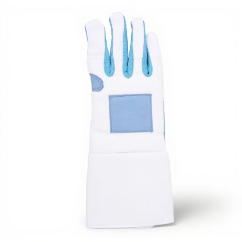 Right Hand Fencing Glove Anti Slip Knitted Fabric Comfortable Fit for Saber Foil Epee Training Non Slip Design Durable - size: #14