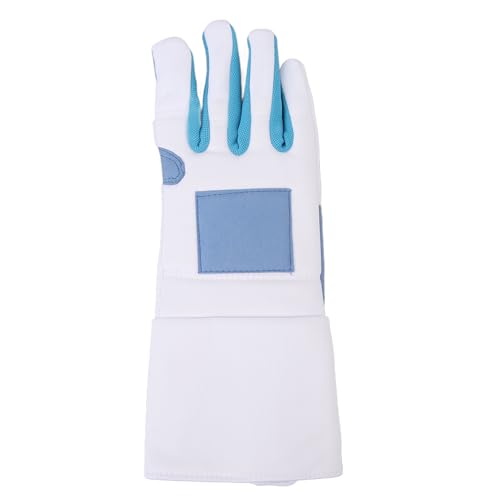 Right Hand Fencing Glove Anti Slip Knitted Fabric Comfortable Fit for Saber Foil Epee Training Non Slip Design Durable - size: #15