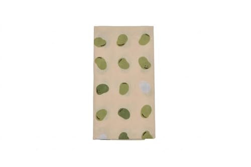 Japanese Gauze Tenugui Towel – 100% Cotton Made in Japan – Quick Dry, Soft & Lightweight Kitchen Tea Towel, Face & Hand Towel for Travel, Gym and Daily Use (1, Bean Print Cream, Medium) - color: Bean Print Cream