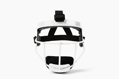 Defender Fielder’s Wire Mask - High-Impact Steel Infielder Face Guard for Softball & Baseball - Adult & Youth Sizes - Lightweight, Maximum Visibility & Secure Fit - color: White, size: Adult
