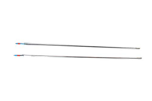 LEONARK Fencing Wired Sword Spare Blade - Set of 2 Stainless Steel #5 Alternative Blade for Epee Foil and Saber - 2 Pack with Blade Bag - size: #5 Foil