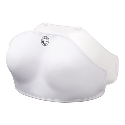 LEONARK FIE Certificate Fencing Sport Chest Guards - Armoury Hema Adjustable Double Layer Soft Breast Protectors for Football Rugby Volleyball Baseball etc - Plastron for Foil Epee Saber Fencers - color: Female FIE, size: Medium