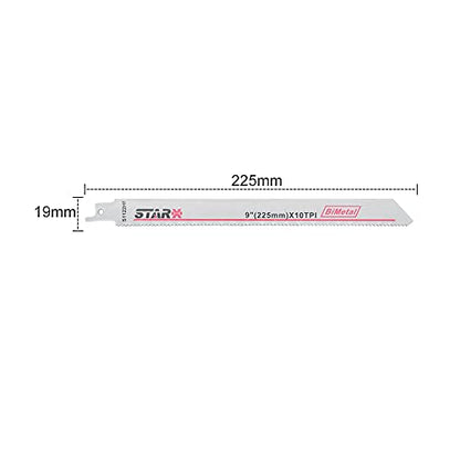 HCS Sabre Saw Blades S1122HF Metal Cutting reciprocating for Wood, Plastic, Aluminum, Sheet (5pcs/Set)