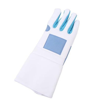 Fencing Glove Right Hand Anti Slip Knitted Fabric Comfortable Fit Fencing Training Glove for Saber Foil Epee - size: Large