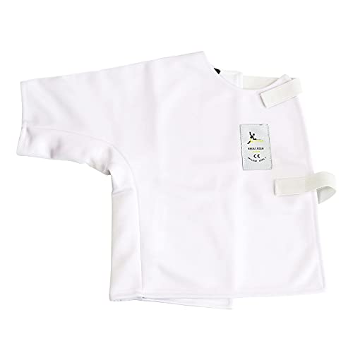 LEONARK 350NW Fencing Plastron Underarm Protector Vest Waistcoat for Foil Epee Saber - Unisex Fencing Uniform - color: Vest-right Hand, size: X-Small