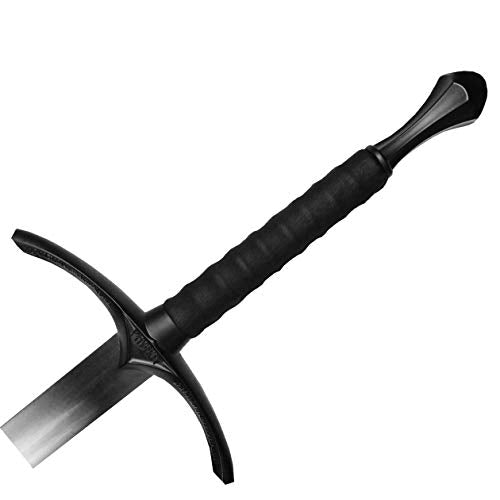 Medieval Sword One Hand Sword, Dull Blade. for Collection, Gift, Show and Fair Cosplay and LARP - color: Wizard-Black