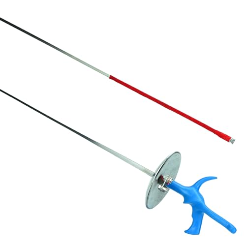 Fencing Electric Weapon - Electric Foil Sword with Electroplated Rust-Proof Blade - Complete Standard Foil Sword - size: Standard (5)