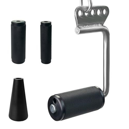 Arm Wrestling Handles, Thick Armwresting Training Equipment LAT Pulldown Attachments D Handle, V Bar Cable Machine Attachments, Gym Handles for Forearm, Wrist Strength Training - color: 4 IN 1 GRIP