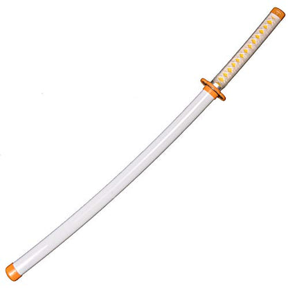 SV Anime Demon Sword Katana 41 Inch Decorative Collectible Gift Cosplay Sword,Various Styles Available - size: 41 in-Zenitsu