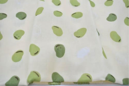 Japanese Gauze Tenugui Towel – 100% Cotton Made in Japan – Quick Dry, Soft & Lightweight Kitchen Tea Towel, Face & Hand Towel for Travel, Gym and Daily Use (1, Bean Print Cream, Medium) - color: Bean Print Cream