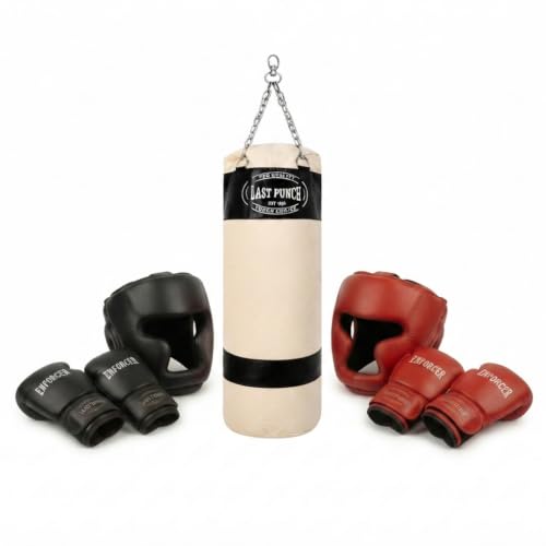 Boxing Package New 1 Pair of Headgears 2 Pair Gloves & Punching Bag