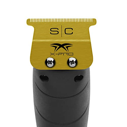 StyleCraft Replacement Hair Trimmer Blade Cutter Set Professional Grade - color: Wide X-pro Gold Titanium - the One Black Diamond