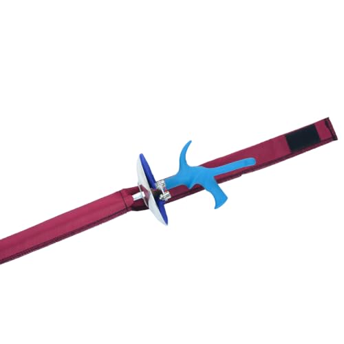 Fencing Bag - Sling Shoulder Fencing Sword Bag for Foil Sabre and Epee - Thickened Fencing Weapons Bag - color: Blade Bag-Burgundy