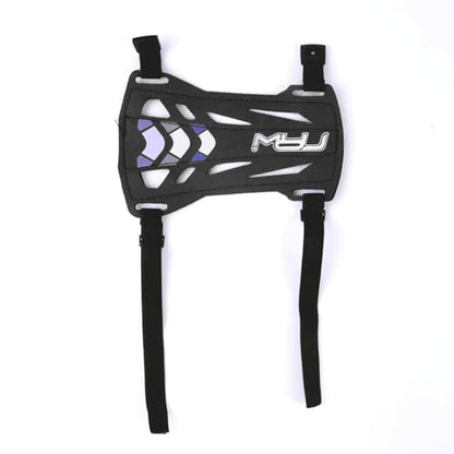 11.2in Long/6.7in Short Armguard Professional Competition Archery Bow Range with 4-Strap/2-Strap Buckles Shooting Practice Guard Nylon Carbon Forearm Protector Arm Guard - size: Black Shorts