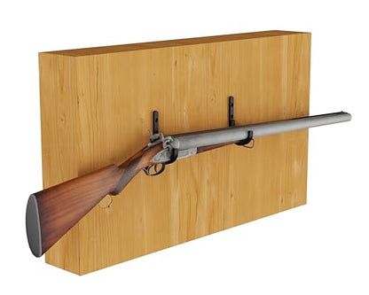HEKAGURA Metal Gun Rack Storage Rifles Shotgun Hooks Wall Mount Hangers for Any Rifles Shotguns Archery Bow with Soft Padding and Heavy Duty Steel… - color: 6Pack Black