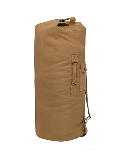 GI Style Double Strap Duffle Bag - color: Coyote Brown