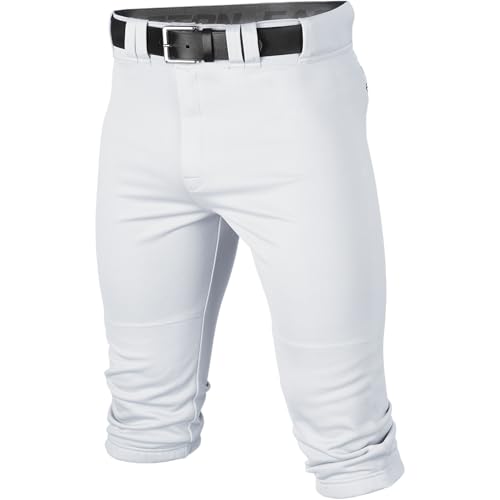 Easton Rival + Knicker Youth Baseball Pants - color: White, size: Medium