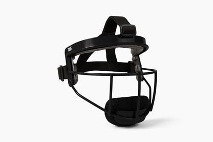 Defender Fielder’s Wire Mask - High-Impact Steel Infielder Face Guard for Softball & Baseball - Adult & Youth Sizes - Lightweight, Maximum Visibility & Secure Fit - color: Black, size: Adult