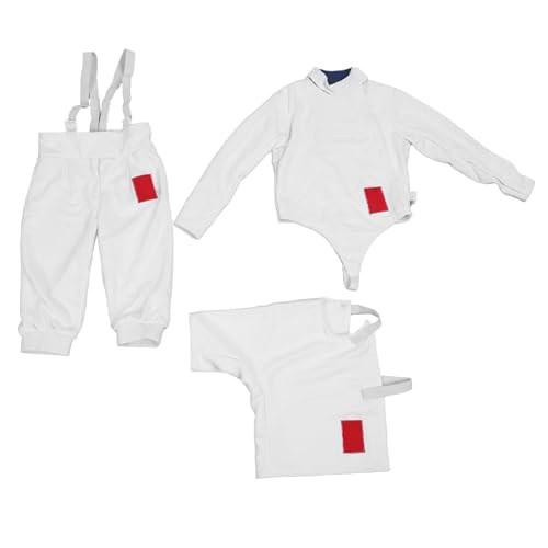 350NW Fencing Sport Uniform Suit,Fencing Pants Jacket Vest Set for Kids - size: 50