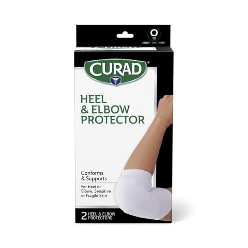 CURAD Heel and Elbow Protector, One Size Fits Most, 1 Count - size: 2 Count (Pack of 1)