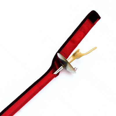 LEONARK Fencing Sword Sling Shoulder Bag for Foil Epee and Saber - Hema Longsword Bag Cover Case for Fencing Weapons - style: Blade Bag-red