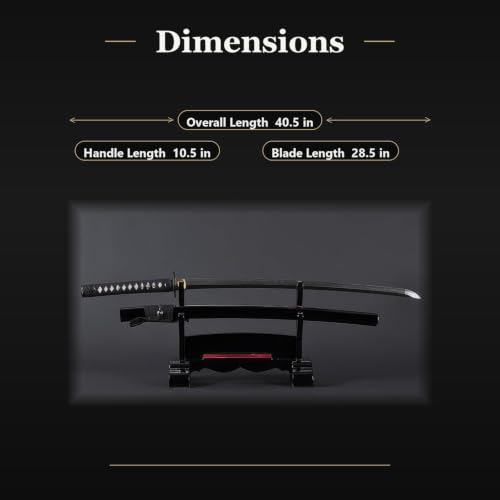 Four Winds Katana, Damascus Steel Hand Forged Full Tang Japanese Sword