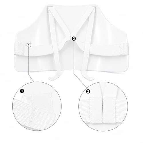 Men’s Hema Chest Gear, Fencing Chest Protector with Polyester-Covered Front Panel and Adjustable Back Straps, Lightweight Training Chest Guard for Hema, Fencing - size: X-Large