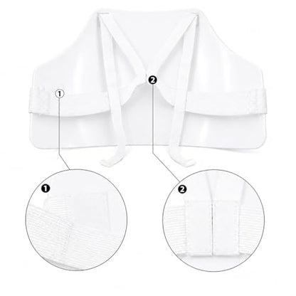Men’s Hema Chest Gear, Fencing Chest Protector with Polyester-Covered Front Panel and Adjustable Back Straps, Lightweight Training Chest Guard for Hema, Fencing - size: X-Large