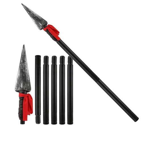 2 Sets Roman Plastic Spear, 70" Tactical Spear, Native American Weapons, Halloween Cosplay Accessory, Adult Toy Prop Weapon - color: Spear1