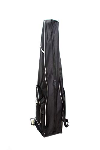 LEONARK Fencing Draw-bar Wheel Bag for Epee Saber and Foil - Hema Sword Bag Trolley Case for Fencing Suit and Mask - color: Wheeled Black