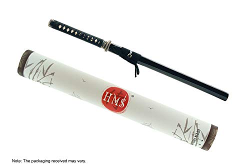 Katana Samurai Sword, 1045 Carbon Steel, Hand Forged, Full Tang - color: Katana Waves