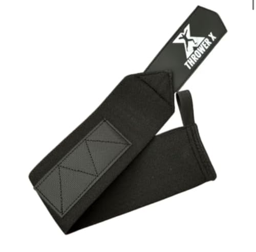 Shot Put Wrist WRAP Thrower X Wrist WRAP - color: Black and white