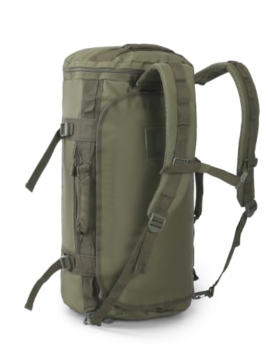 MIER Large Duffle Bag Backpack for Travel Camping Gym Sports, 45L/60L/90L - color: Dark Green, size: 60L
