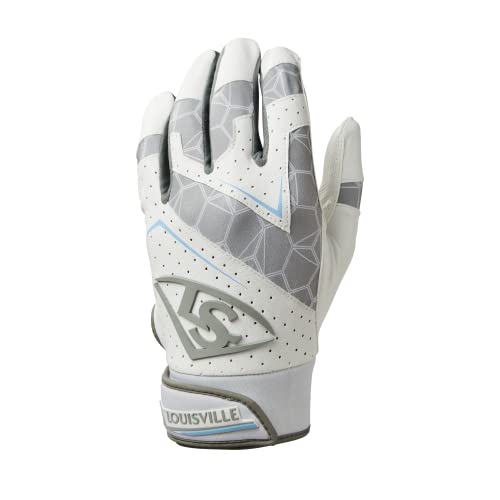 Louisville Slugger Youth Genuine 2.0 Batting Gloves - color: Team White, size: Large