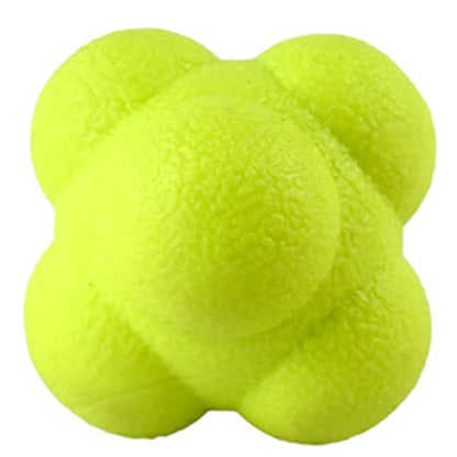 AIRLAXER Reaction Ball,Reflex Ball for Hand Eye Coordination Training,2.83 inch,Pack of 2-Orange,Yellow.