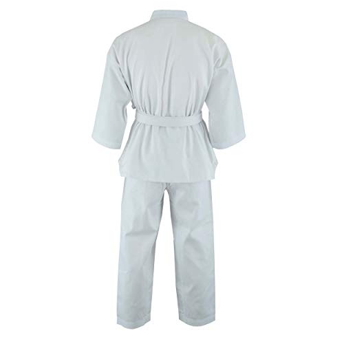 Ultimate - Taekwondo Gi Uniform - Kids Adults Unisex White Belt Included - color: White, size: 2