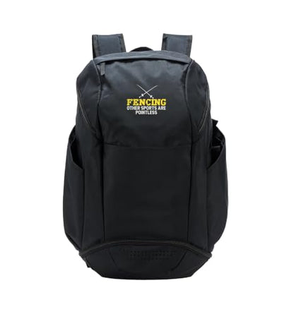 Fencing Sword Fight Swordsmanship Epee Foil Saber Fencer Sport Backpack