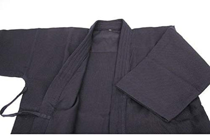 E-BOGU 100% Cotton Kendo gi, Available in Navy Blue and White, Martial Arts Jacket, Top Only - color: Navy Blue, size: 0