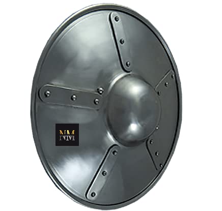 NauticalMart Medieval Plated Buckler Shield - size: 15"
